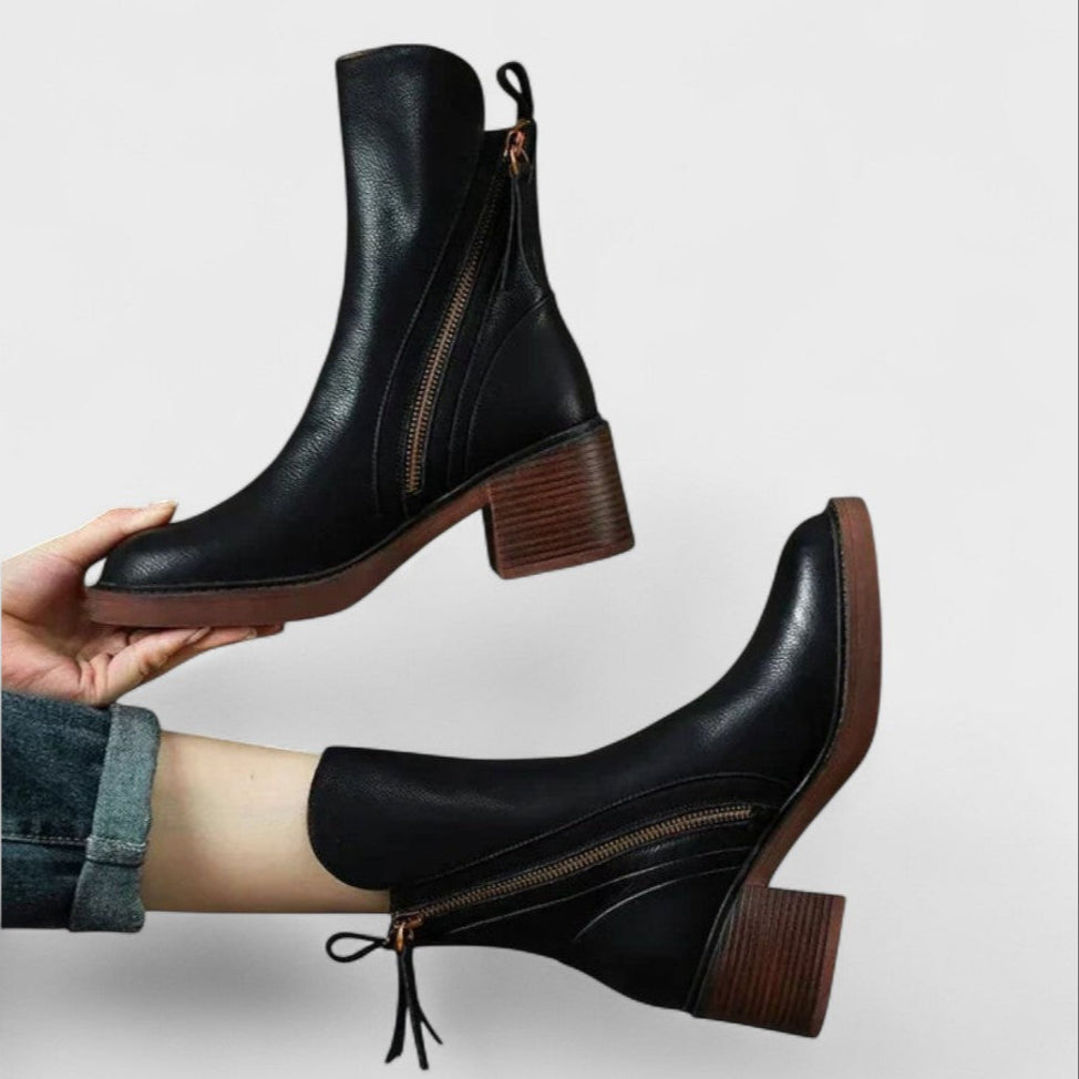Garciel - Leather Ankle Boots