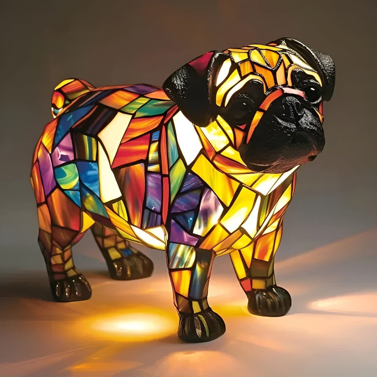 Percy the Pug Lamp
