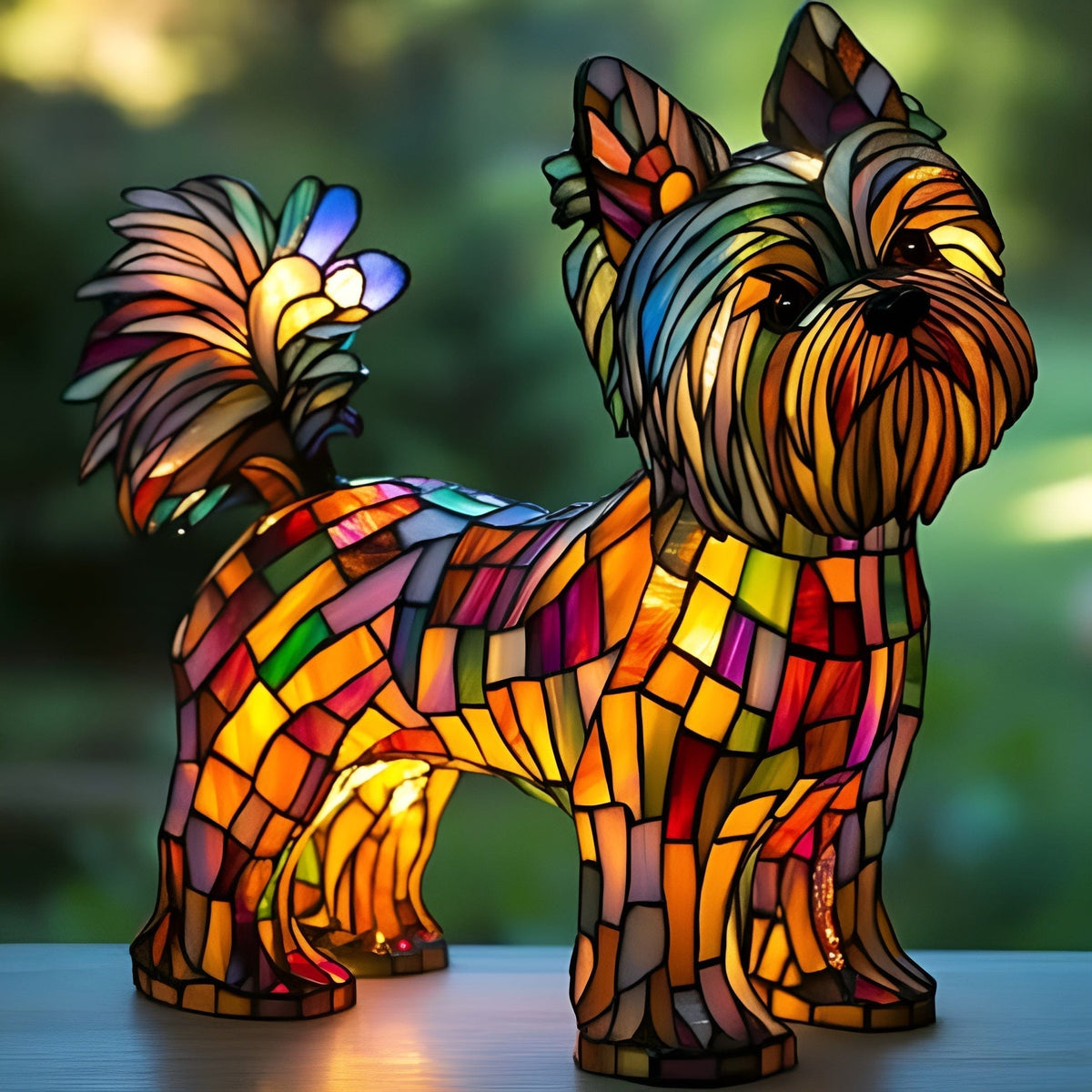 Daisy Yorkie Glow Lamp